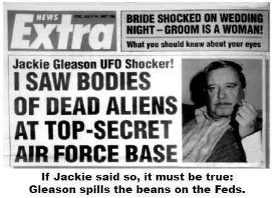 TheWildNight Gleason UFO JackieGleason-Headline-SawUFO